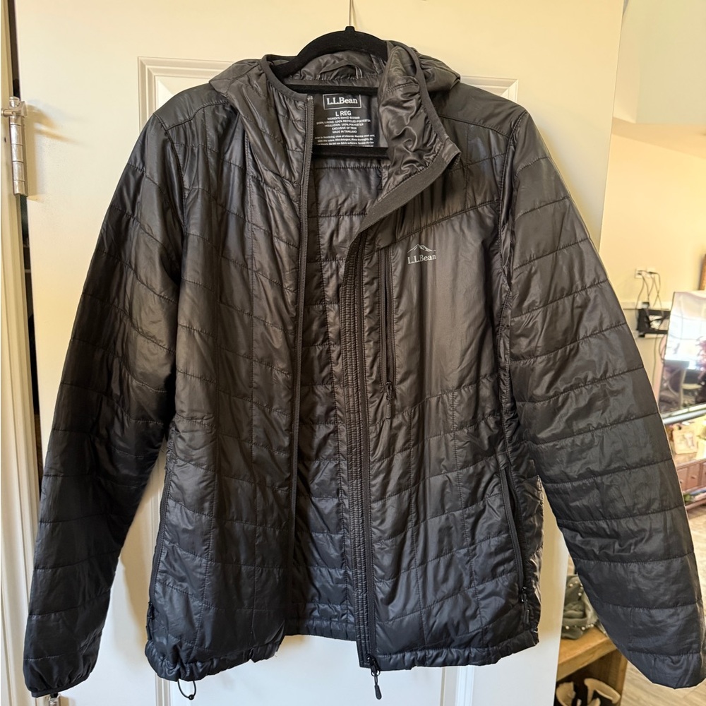 L.L.Bean PrimaLoft® Packaway Water Resistant Hooded Jacket